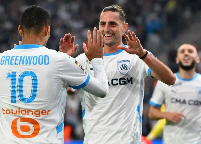 Mason Greenwood ghi điểm với cú đúp vào lưới Rennes ở vòng cuối Ligue 1